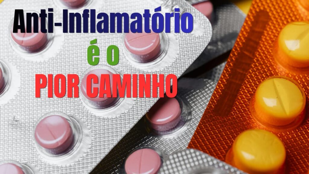 Imagem de um anti-inflamatório, apontado como a pior opção para as dores pós treino de corrida.